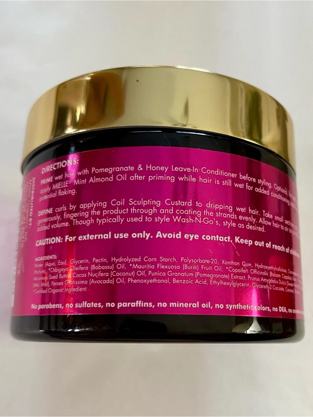 Mielle Pomegranate & Honey Coil Sculpting Custard